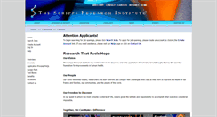 Desktop Screenshot of careers.scripps.edu
