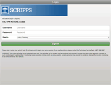 Tablet Screenshot of connect2.scripps.com